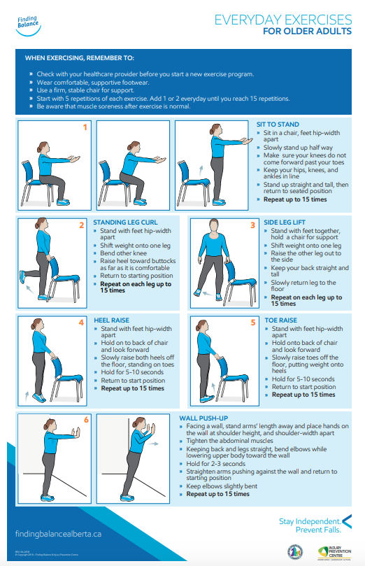 5-Minute Balance Exercises for Seniors: The Illustrated Guide to Fall  Prevention with Simple Home Exercises to Improve Balance and Posture &  Never